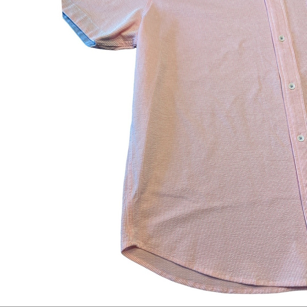 True Grit Knit Stretch Seersucker Short Sleeve One Pocket Shirt - Picture 6 of 6